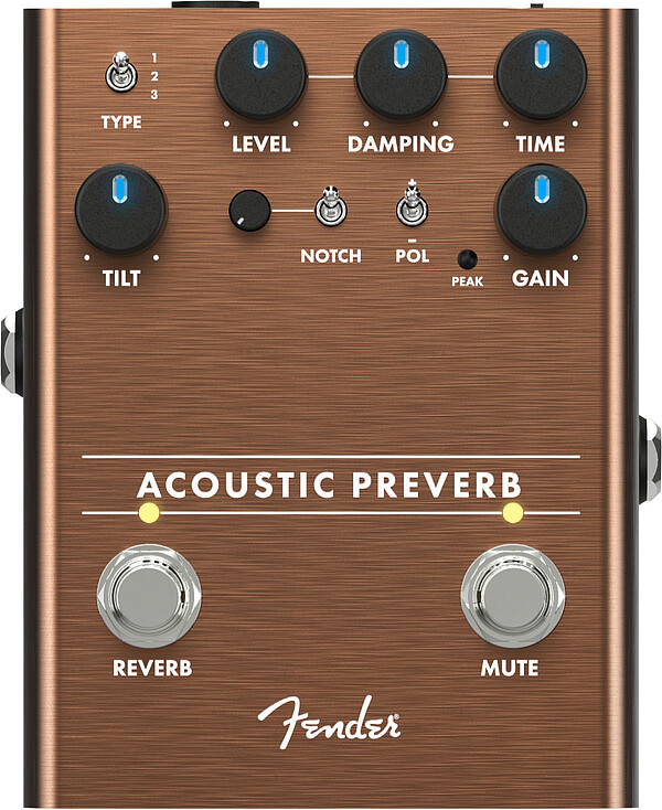 Fender® Acoustic Preverb Pedal  