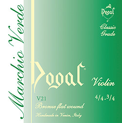 Dogal V21 Violin M. Verde 4/4-3/4 bronze 
