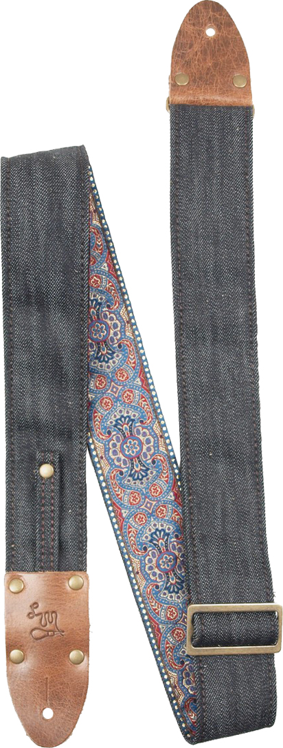 LM Vintage Denim Gurte haben eine Oberseite aus Premium- Denim und für den speziellen Vintage-Touch eine …... LM Gitarrengurt Vintage Denim VD-NB