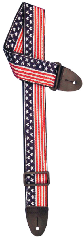 Motiv: USA flag Breite: 5 cm Ausführung: mit Lederenden ... LM Gurt PS-3 Nylon USA Flag, 5 cm