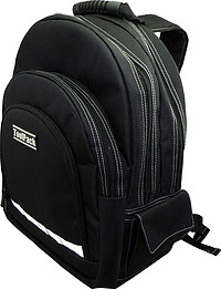 Laptop- und Tablet- Werkzeug- Rucksack aus Nylon in Schwarz - Über 26 verschiedene Aubewahrungstaschen für Note- Book, Tablet, Handwerkzeuge und Zubehör - 1 integrierte gepolsterte Halterung für ... Chess Tools CT-063 Notebook Rucksack