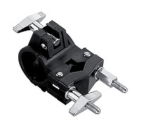 Für alle Rundrohr- Racks mit Durchmesser 1, 5" (38 mm). Passt für alle handelsüblichen Tom- und Beckenhalter. Rackrohraufnahme Kunststoff, Halterbügel Metall Dixon PAKL1820-SP Rackklammer Kunstst/Mt