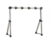 Rack aus dem Dixon Flex- Rack- System Basic- Rack mit Klappbeinen und gerader Stange Rack besteht aus den Einzelkomponenten: (1X) PSOB- 43B, (2X) PSOB- 36, (2X) PSOB- 24, (2X) PAKL- 1831, (4X) PAKL- ... Dixon PSO1826 Basic Rack gerade Klappfuß