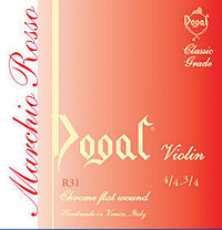 Dogal R31 Violin Saiten, 4/​4-3/​4 chrome  