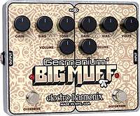 Eine Overdrive- und eine Distortion-Sektion. Beide mit je 2 Germanium Transistoren und eigener Regelung ausgestattet. …... Electro Harmonix Germanium 4 Big Muff