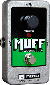 Eine Wiederauflage des Muff Fuzz aus dem Jahr 1969. Kein Heavy Metal Distortion Pedal. Produziert diesen speziellen funky …... Electro Harmonix Nano Muff Overdrive