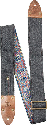 LM Vintage Denim Gurte haben eine Oberseite aus Premium- Denim und für den speziellen Vintage-Touch eine …... LM Gitarrengurt Vintage Denim VD-NB