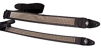 Beschreibung: Ledergurt mit Polyweb Endteilen und Nietenbesatz. In der Länge verstellbar von 118 cm bis 162 cm. 7,5 cm …... LM Gurt PS-24ST Polyweb/Nieten, 7,5 cm