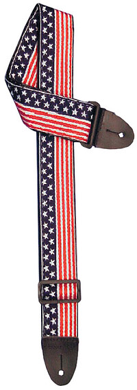 Motiv: USA flag Breite: 5 cm Ausführung: mit Lederenden ... LM Gurt PS-3 Nylon USA Flag, 5 cm