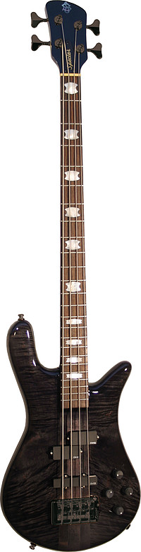 Der Euro bietet alle Features, die Spector Bässe weltweit berühmt gemacht haben. Den extrem komfortablen, komplett gewölbten Korpus aus europäischer Erle mit diversen Decken- hölzern, den 3- ... Spector Euro 4 LX Black Stain Gloss