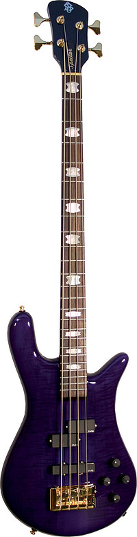 Der Euro bietet alle Features, die Spector Bässe weltweit berühmt gemacht haben. Den extrem komfortablen, komplett gewölbten Korpus aus europäischer Erle mit diversen Decken- hölzern, den 3- ... Spector Euro 4 LX Blue Stain Gloss