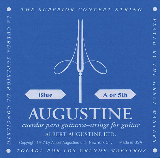 Augustine blau A 5 Einzelsaite  
