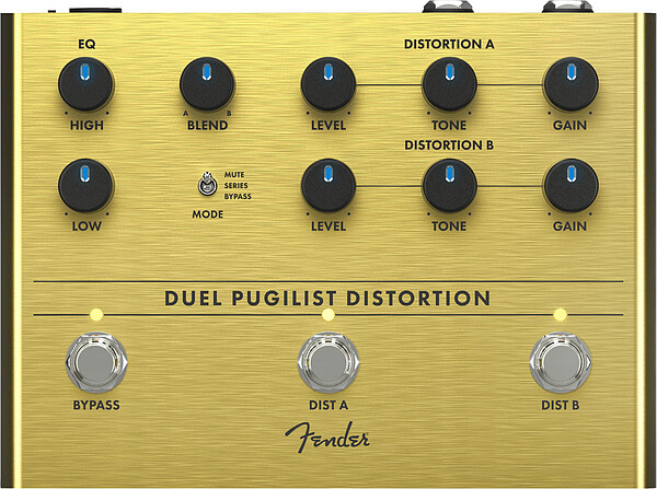 Fender® Duel Pugilist Distortion Pedal  