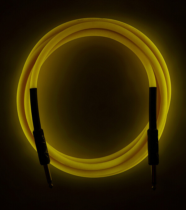 Fender® Glow in the dark Kabel orange 3m 