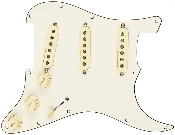 Fender® Prewired PG Strat® Vint.NL white 