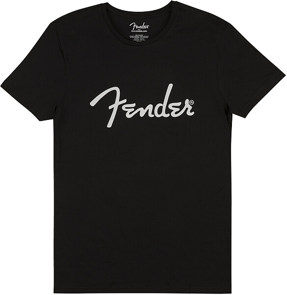Fender® Spaghetti Logo Men´s Tee black S 