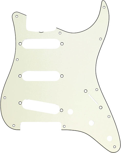Fender® Strat® Pickguard 11-h 3ply mintg 