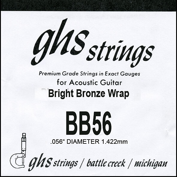 GHS Einzelsaite Bright Bronze BB 56  