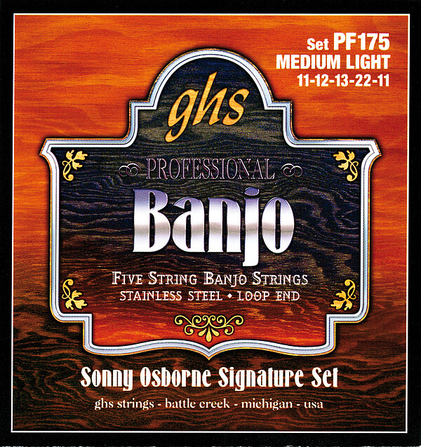 GHS PF 175 5-Str. Banjo String St. Steel 