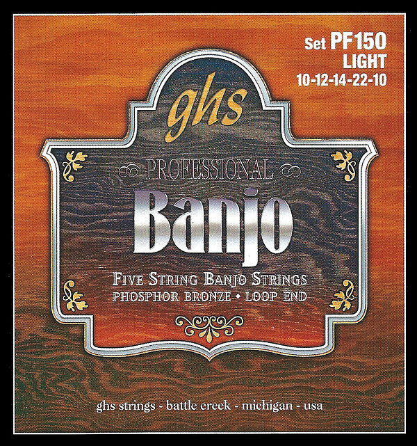 GHS PF150 5-String Banjo 010/010  