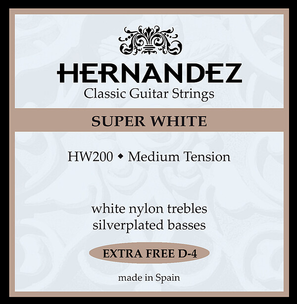 Hernandez Classic White, medium tension  