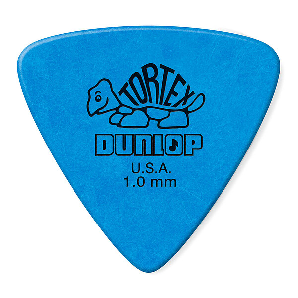 Dunlop Plectren Tortex Tri 100 blau (6)  