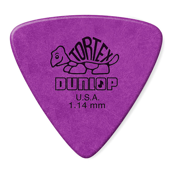 Dunlop Plectren Tortex Tri 114 lila (6)  