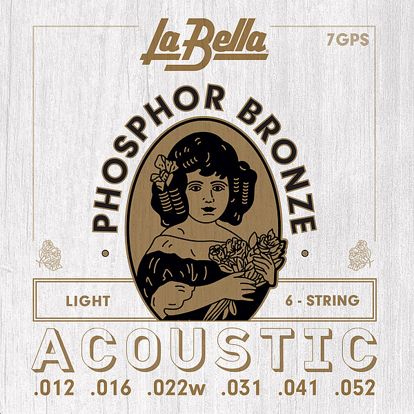 La Bella 7GPS Phosphor Bronze 012/052 