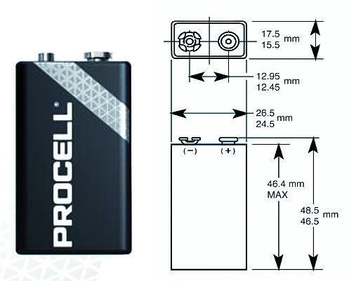 Procell® 9V Block / 1  