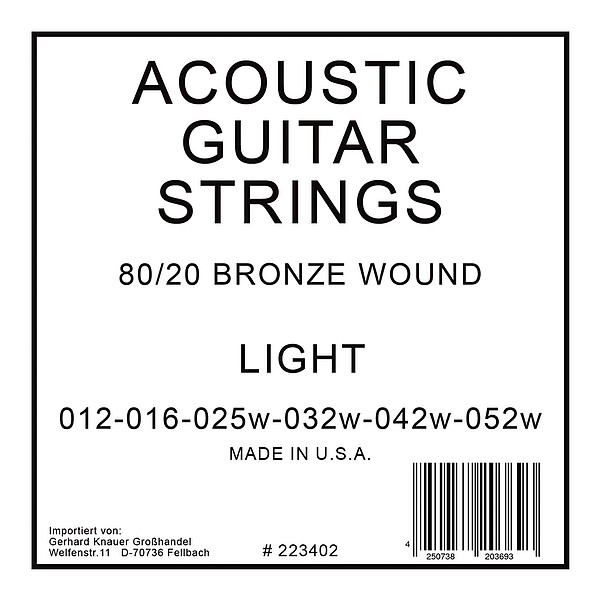 USA String Western 012/054 Bronze Wound  