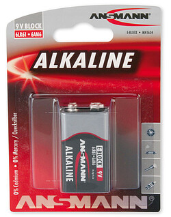 Ansmann Alka-Batterie 9V-Block E (1)  