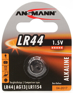 Ansmann Alka-Knopfzelle LR44 1.5V (1) 
