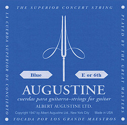 Augustine blau E 6 Einzelsaite  