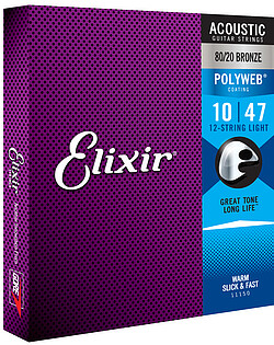 Elixir 11150 12-Str. Bronze Poly 010/047 