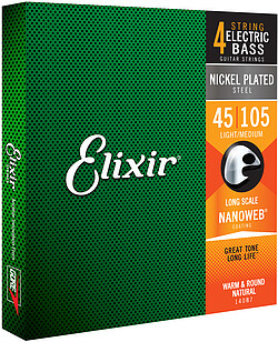 Elixir 14087 Bass LM Nano XL 045/​105 