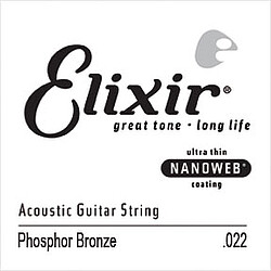 Elixir Einzel Phosphor Bronze Nanoweb *  