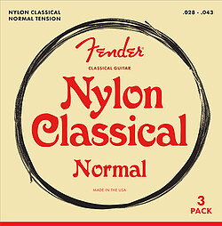 Fender® 100 Nylon Classic Strings 3-Pack 