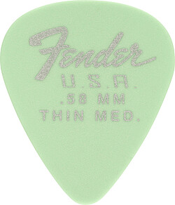 Fender® 351 Dura-Tone Picks 058 green 12 