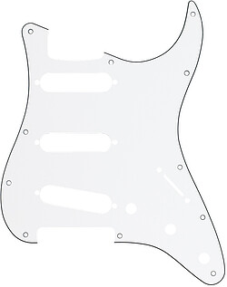 Fender® Am.​Std. Strat® Pickguard white  