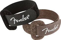 Fender® Cable Ties, 7", Black&Brown (6)  