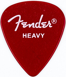 Fender® California Clear Hvy. CA Red 12  