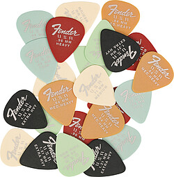 Fender® Dura-Tone 351 Picks (24 Mix)  