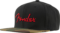 Fender® Flatbill Hat, Camo, One Size  