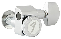 Fender® Locking Tuners 6l, short chrome  