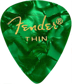 Fender® Picks 351 green moto *  