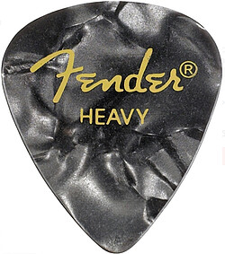 Fender® Picks 351 heavy/black moto (12) 