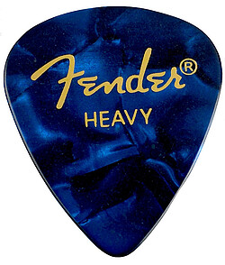 Fender® Picks 351 heavy/blue moto (12)  
