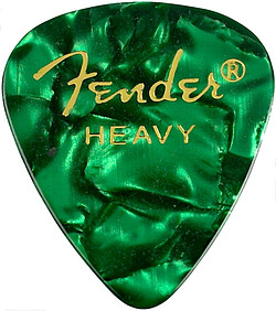 Fender® Picks 351 heavy/green moto (12) 