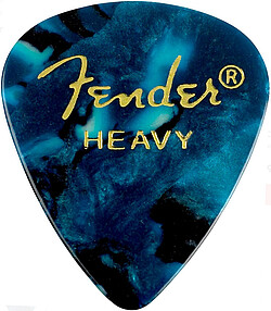 Fender® Picks 351 heavy/ocean turq. (12) 