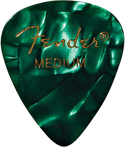 Fender® Picks 351 medium/green moto (12) 